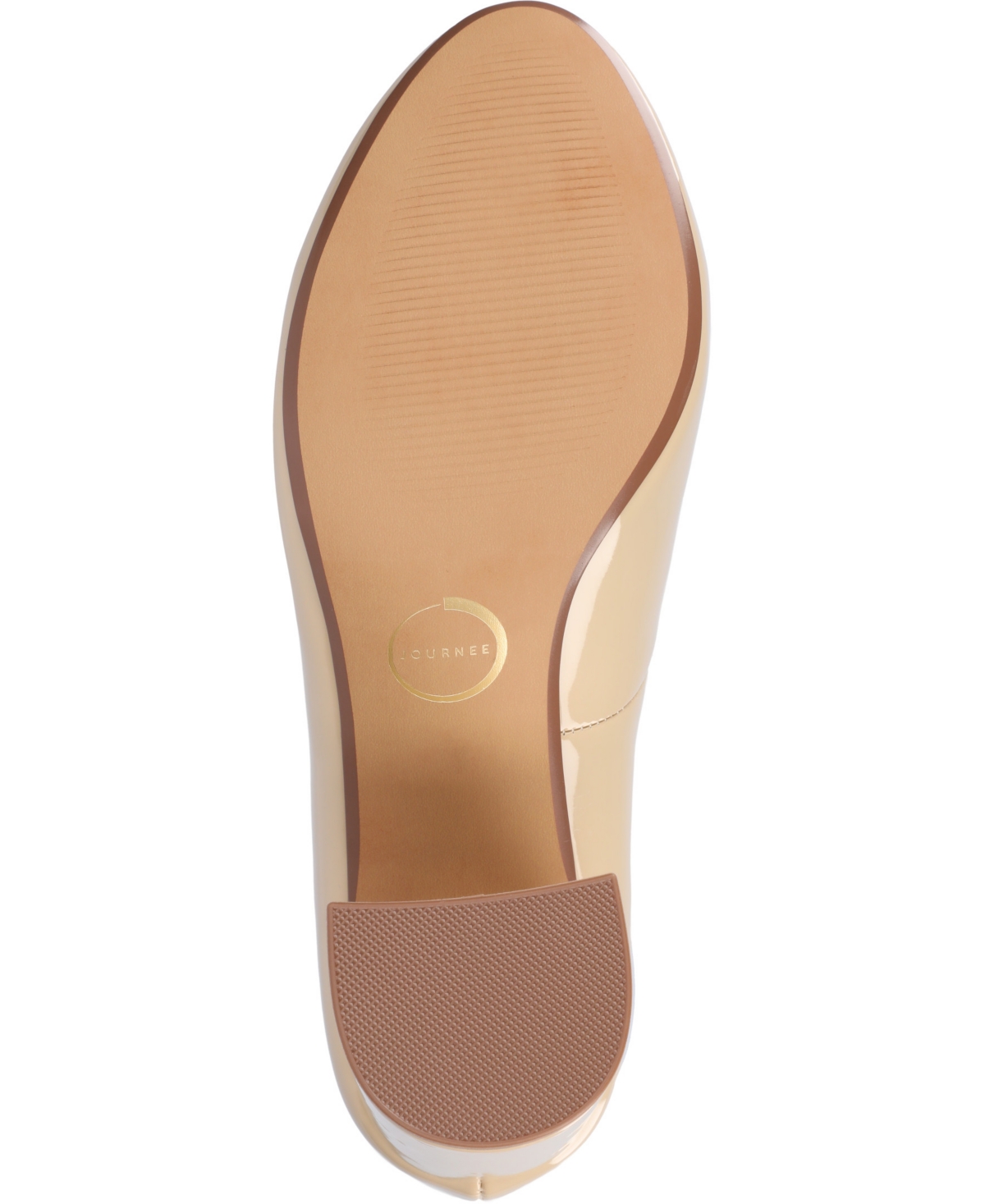 Journee Collection Simonne Pointed Toe Pump In Beige