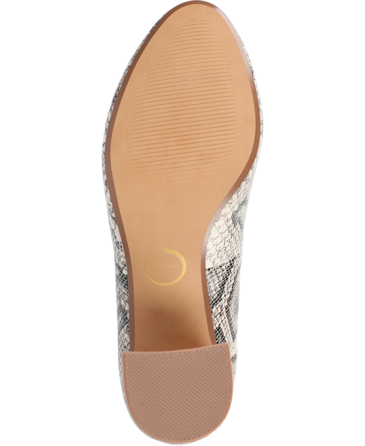 Journee Collection Women's Seraphina Round Toe Pumps In Snake