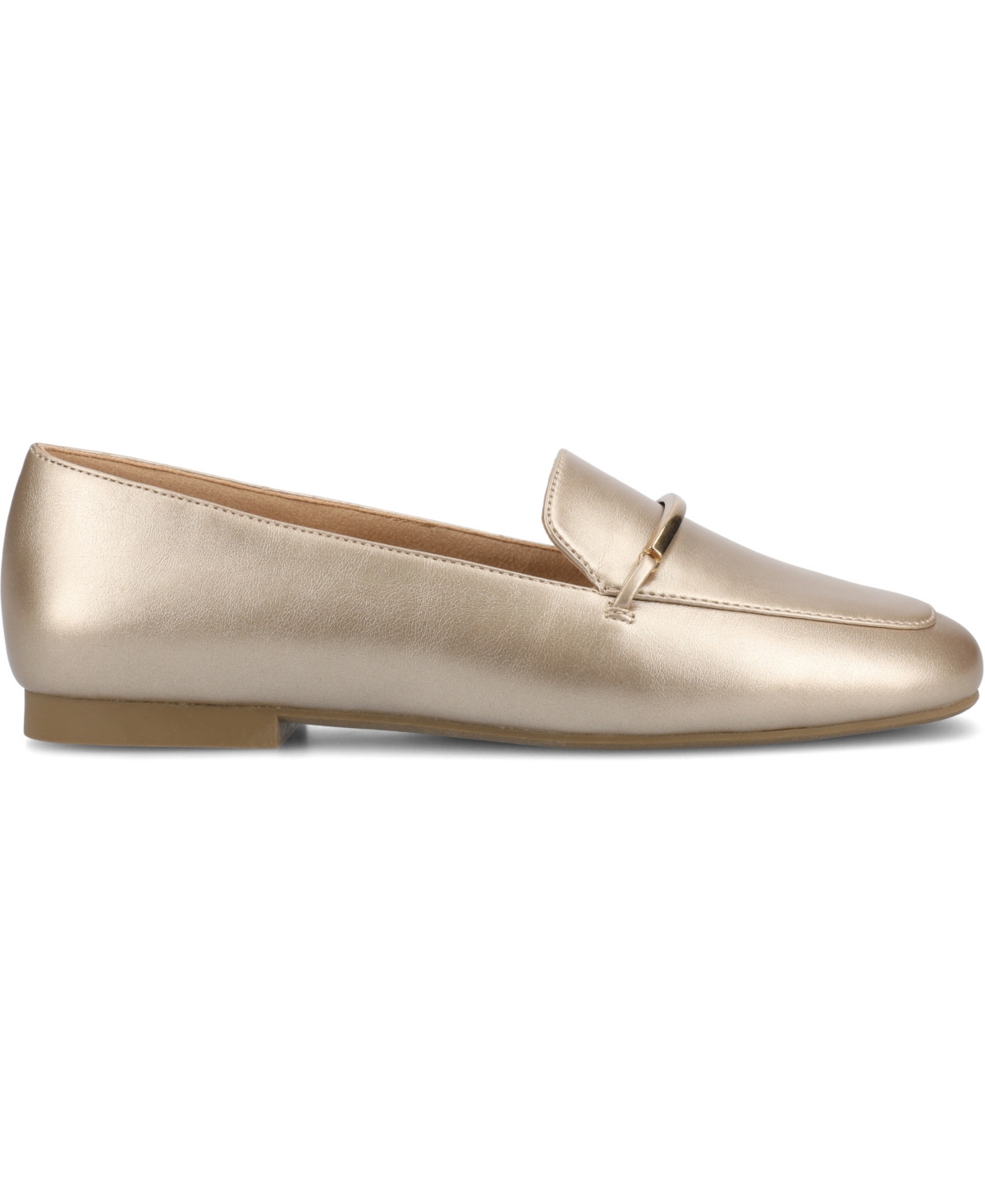 Shop Journee Collection Women's Wrenn Slip On Loafers In Champagne