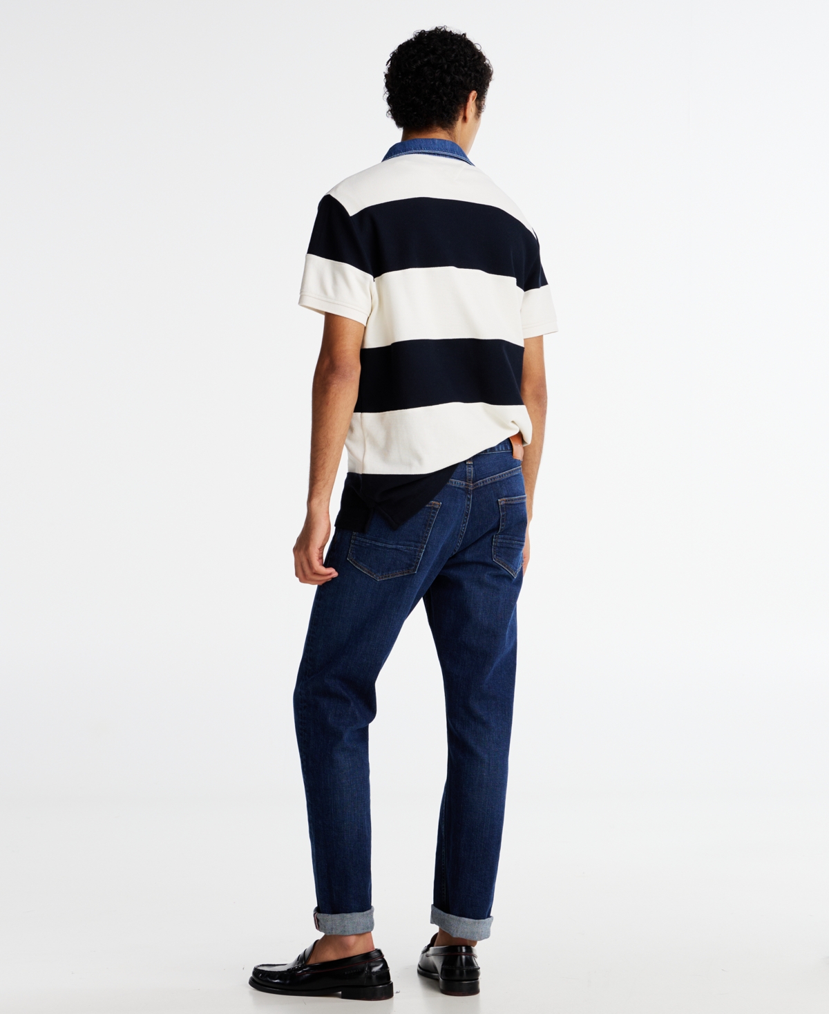 Shop Tommy Hilfiger Men's Mercer Regular-fit Denim Jeans In Kenai Blue