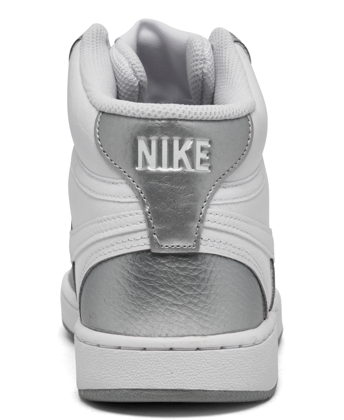 Nike Women's Court Vision Mid Casual Sneakers from Finish Line - Silver