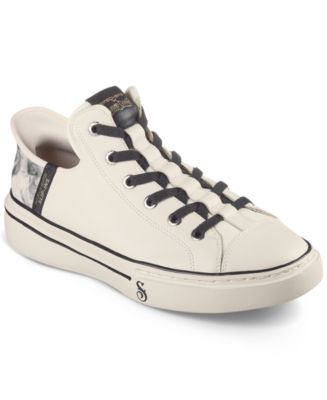 snoopiさま Skechers Men's Snoop One Premium Leather Slip-Ins Casual Sneakers