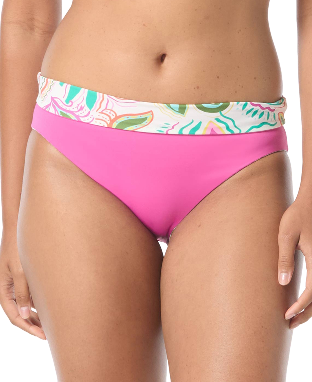 Coco Reef Women's Printed Verso Bikini Bottoms In Ivory
