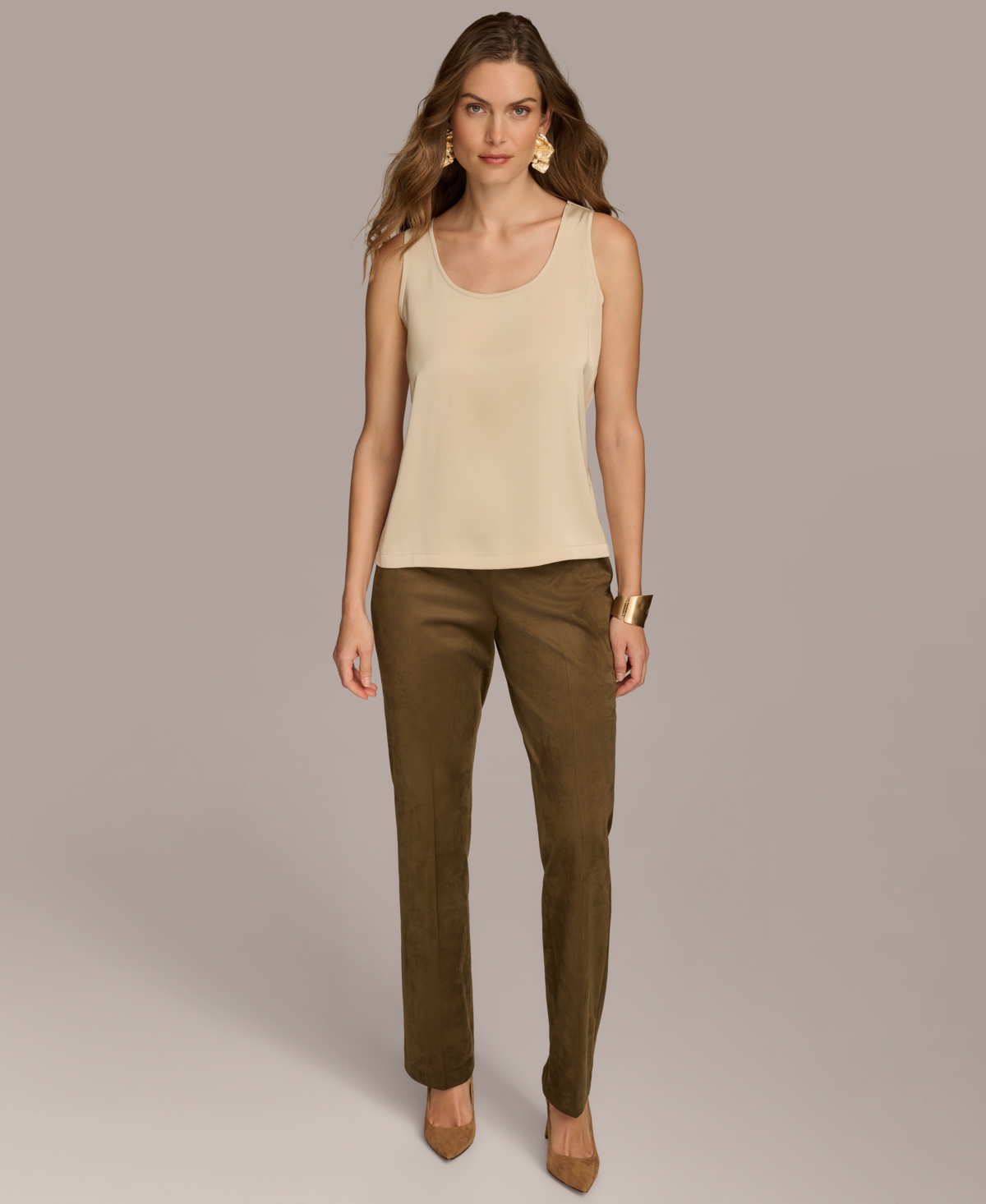 Donna Karan New York Women's Scoop-Neck Tank Top