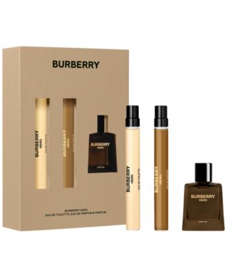 Burberry Men's 3-Pc. Hero Fragrance Gift Set - Macy's