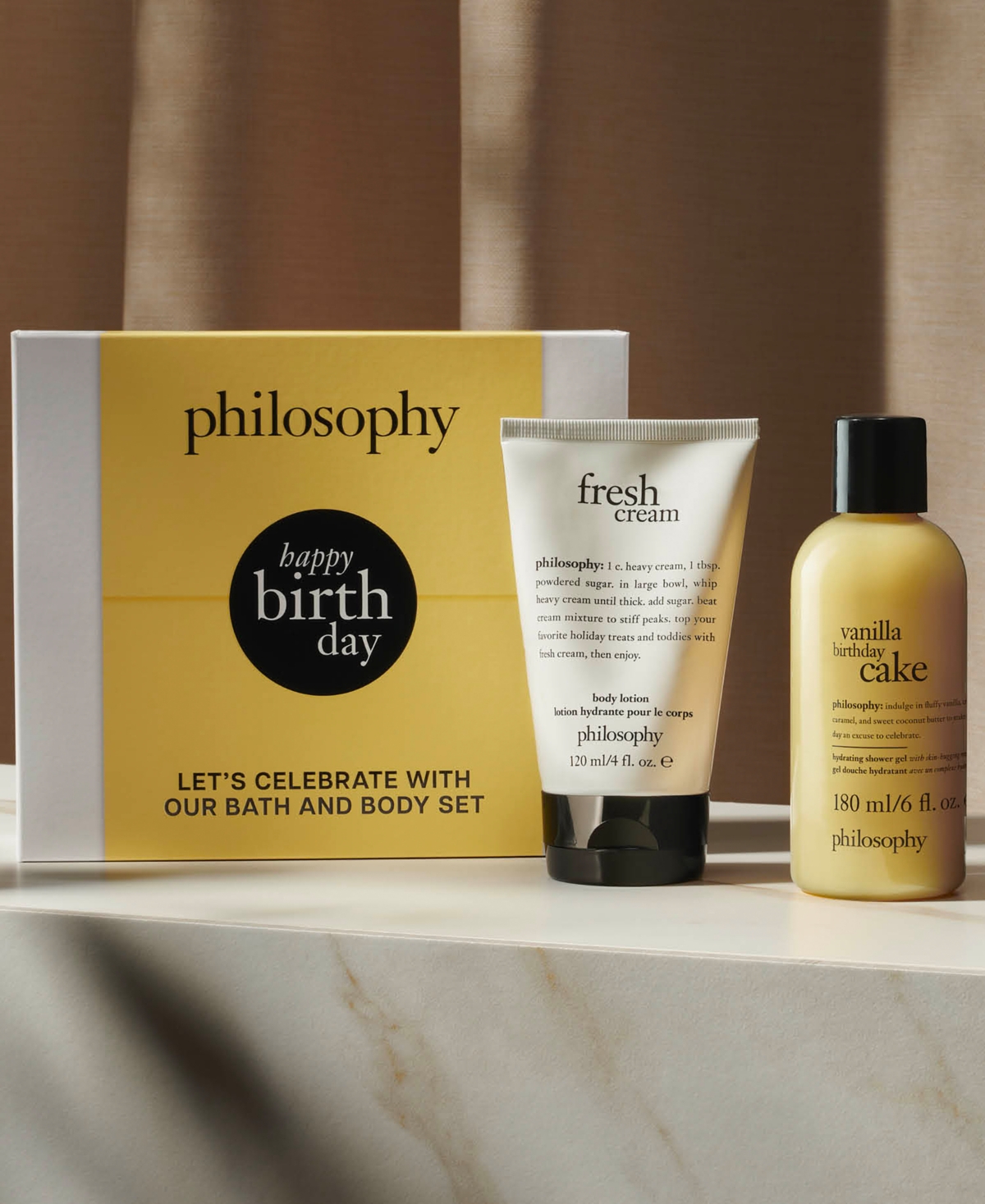 Philosophy Di Lorenzo Serafini 2-pc. Happy Birthday Shower Gel & Body Lotion Gift Set In Happy Birthday Set