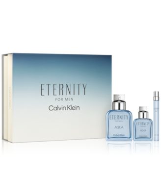 Calvin Klein - Men's 3-Pc. Eternity Aqua Eau de Toilette Gift Set