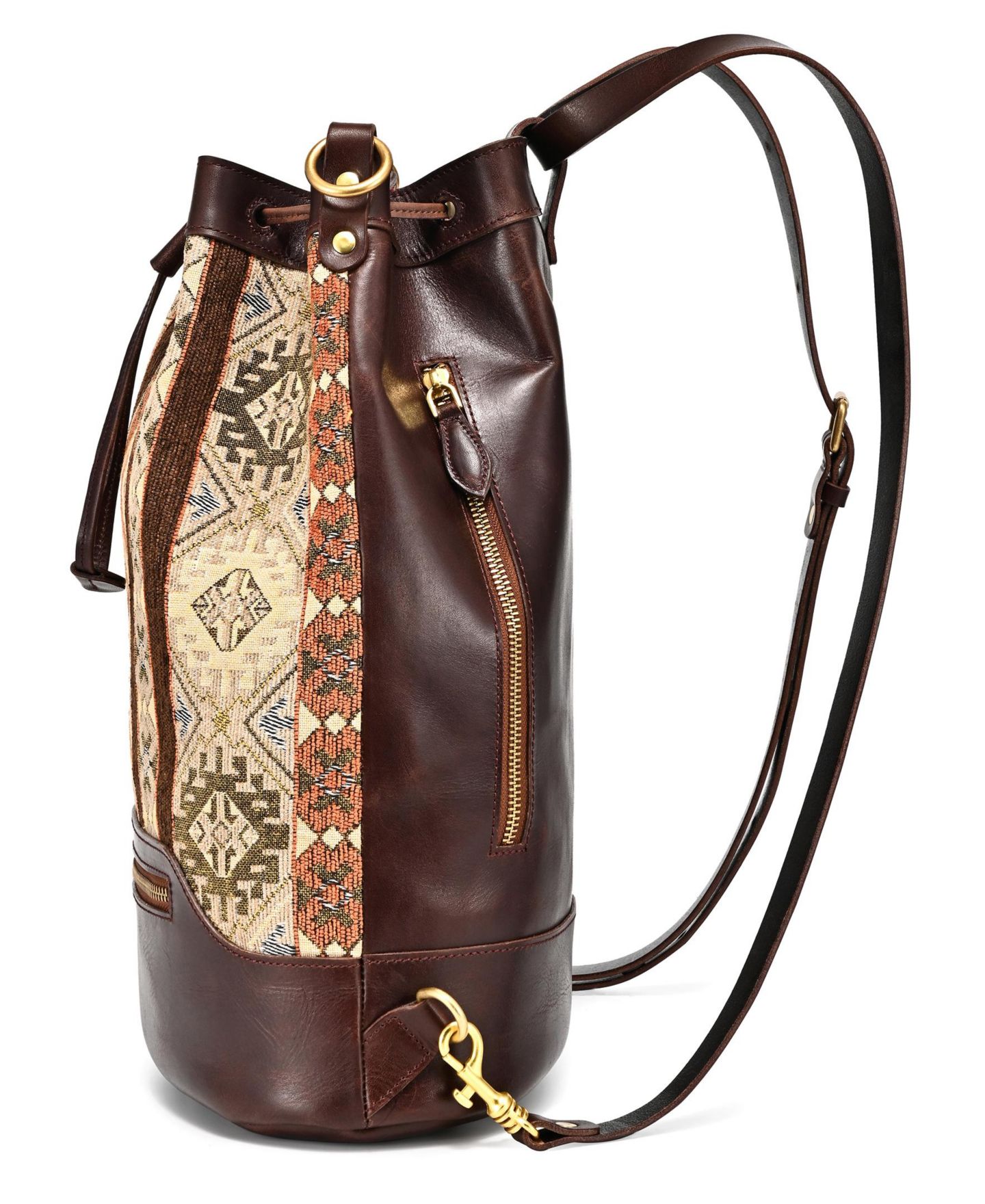Рюкзак OLD TREND Myrtle Convertible Bucket, цвет: Коричневый — фото 5