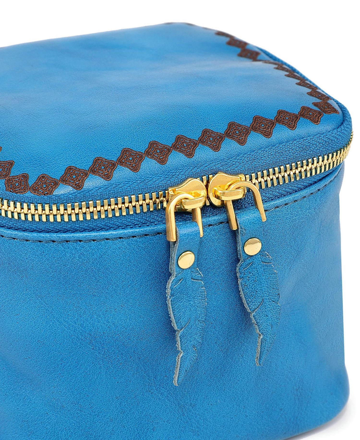 Celosia Cube Leather Jewelry Case