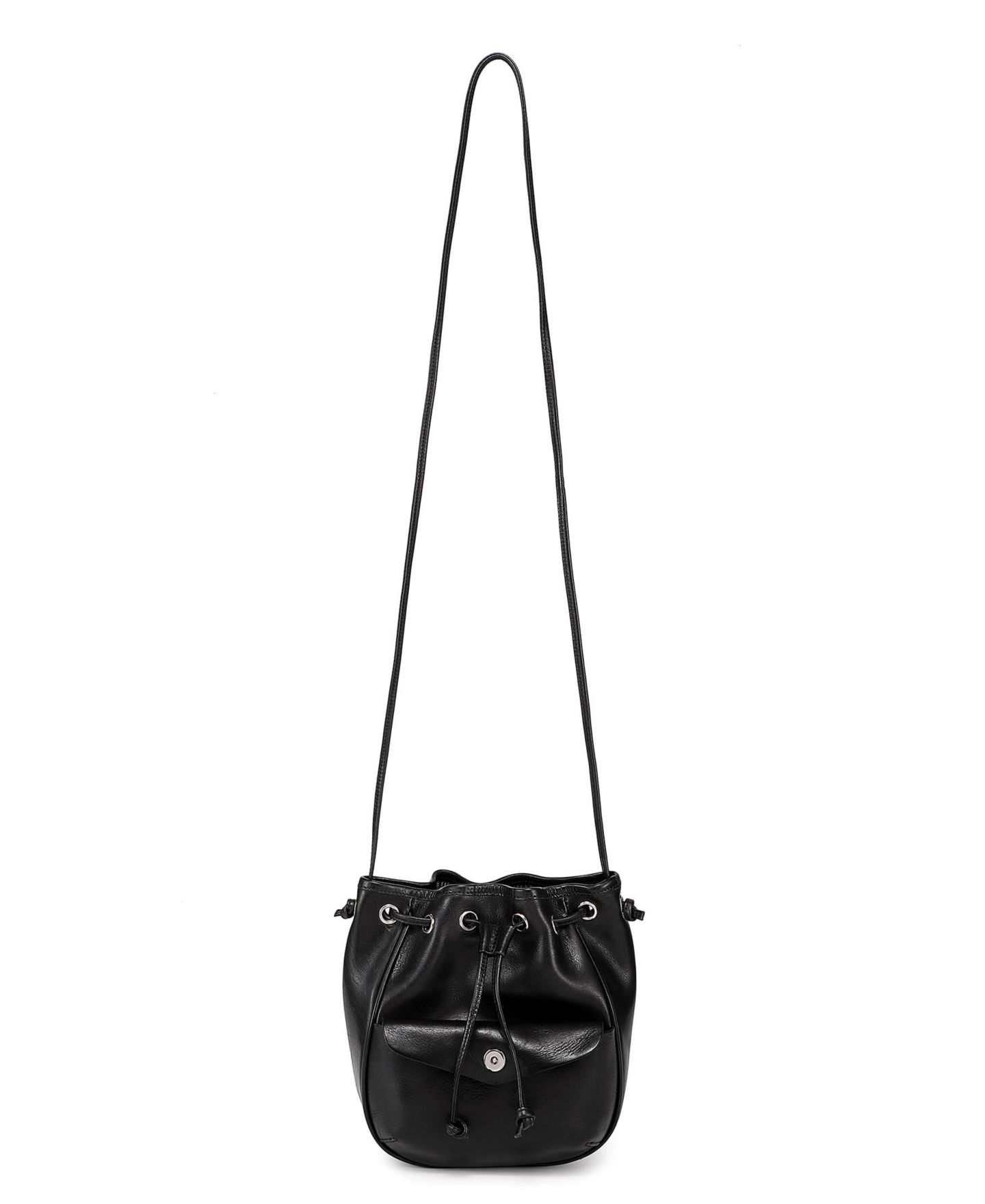 Женская сумка OLD TREND Snapper Convertible Bucket Crossbody, цвет: Чёрный — фото 8