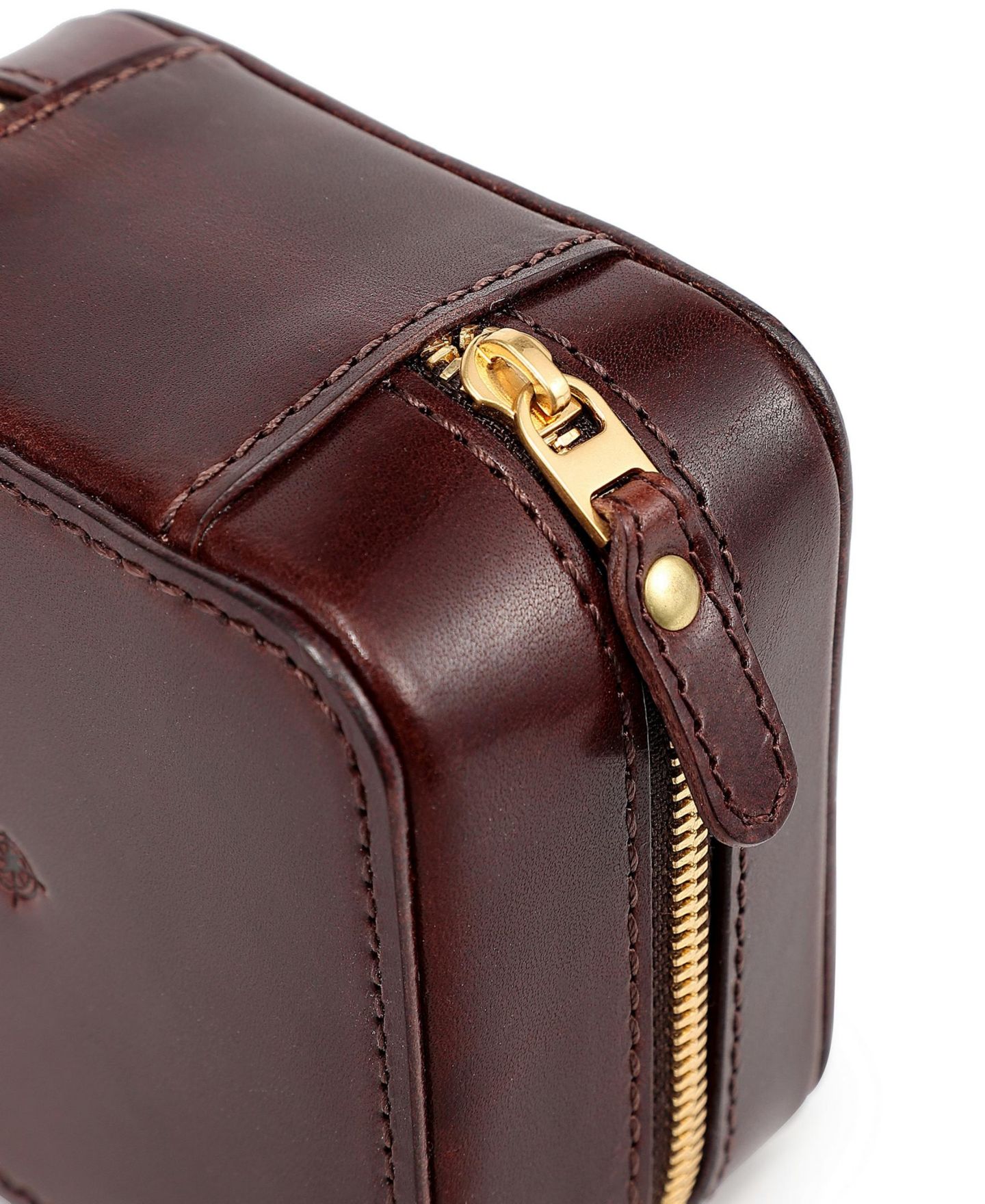 Женская сумка OLD TREND Leather Jewelry Box - Square, цвет: Коричневый — фото 5
