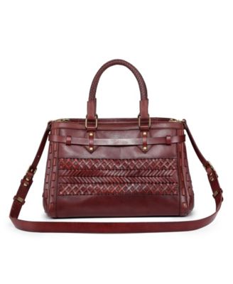 Women's Genuine Leather Lantana Satchel Bag