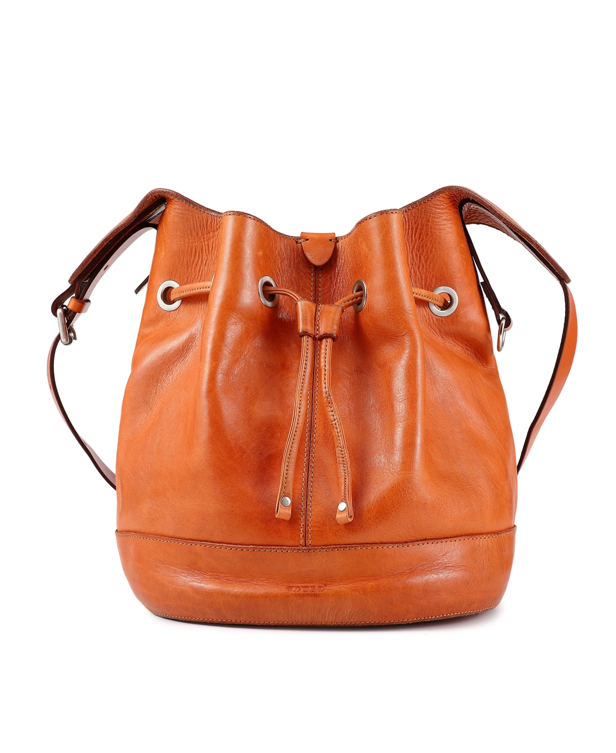 Old Trend Lily Shoulder Bucket Bag In Caramel
