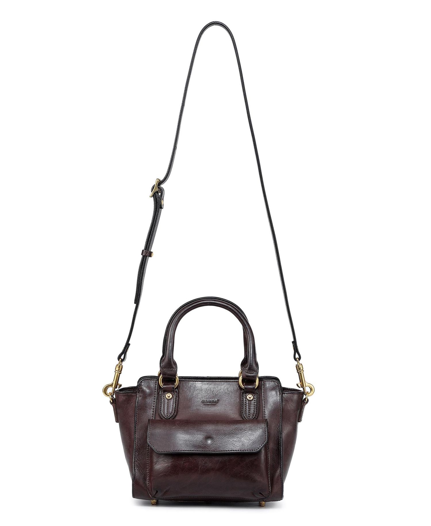Pansy Small Leather Satchel Bag