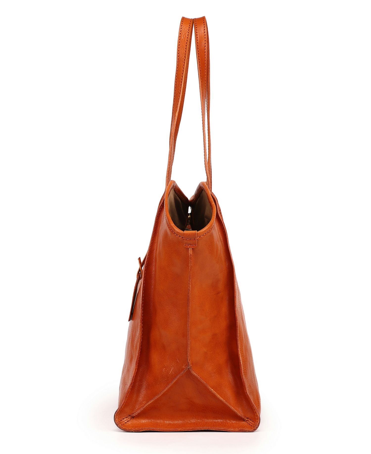 Iris Large Leather Carryall Tote Handbag