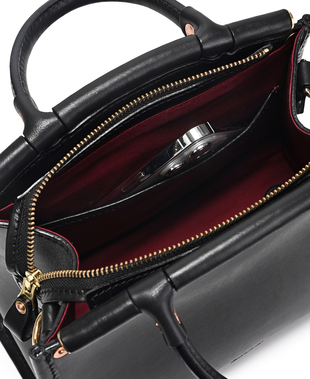 Old Trend Laurel Vintage Satchel Bag In Black