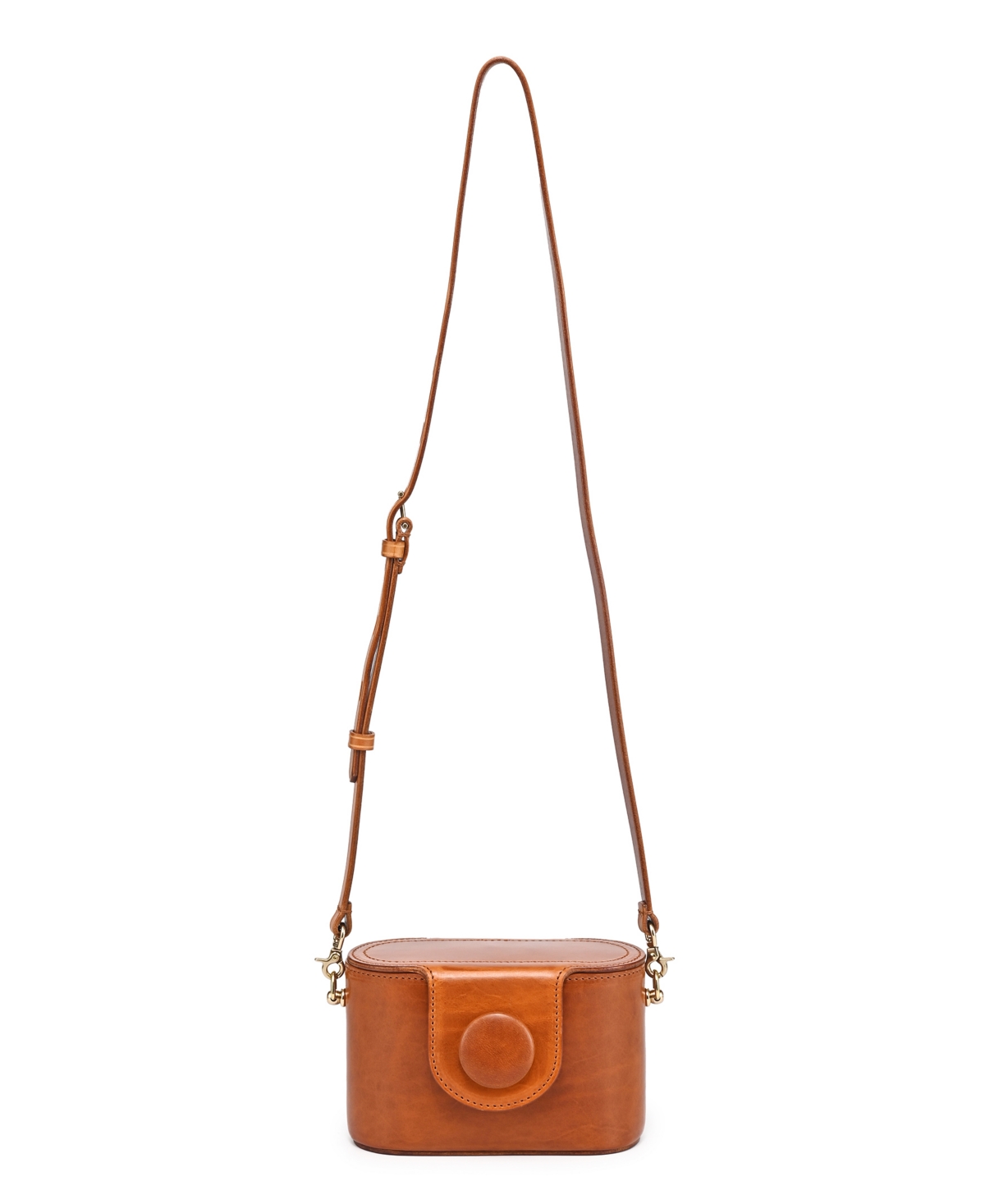 Old Trend Begonia Vintage Case Crossbody Bag In Caramel