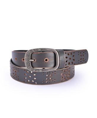 Women's Blooming Crocus Leather Belt