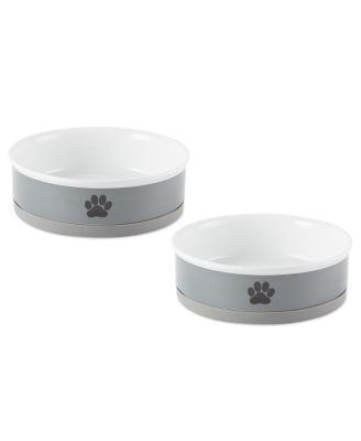 Paw Print Pet Bowl Set/2