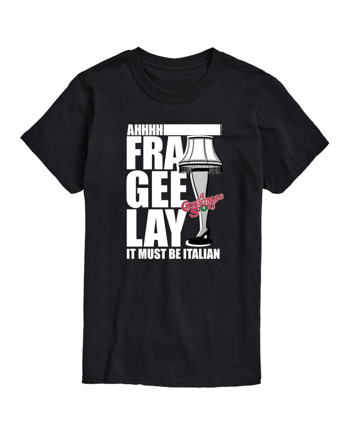 Мужская футболка AIRWAVES A Christmas Story Frageelay Short Sleeve, цвет: Чёрный — фото 1
