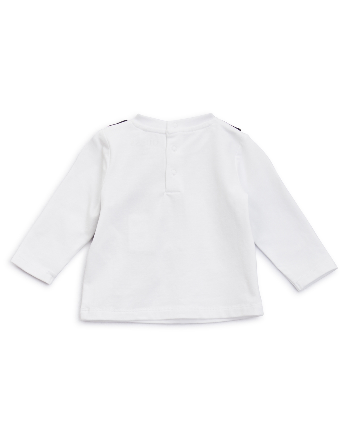 Guess Baby Boy T-shirt With Attached Vest And Matching Pant, 2-piece Set In White
