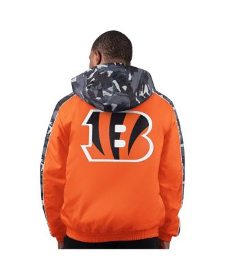 Men's Orange Cincinnati Bengals Thursday Night Gridiron Full-Zip Jacket