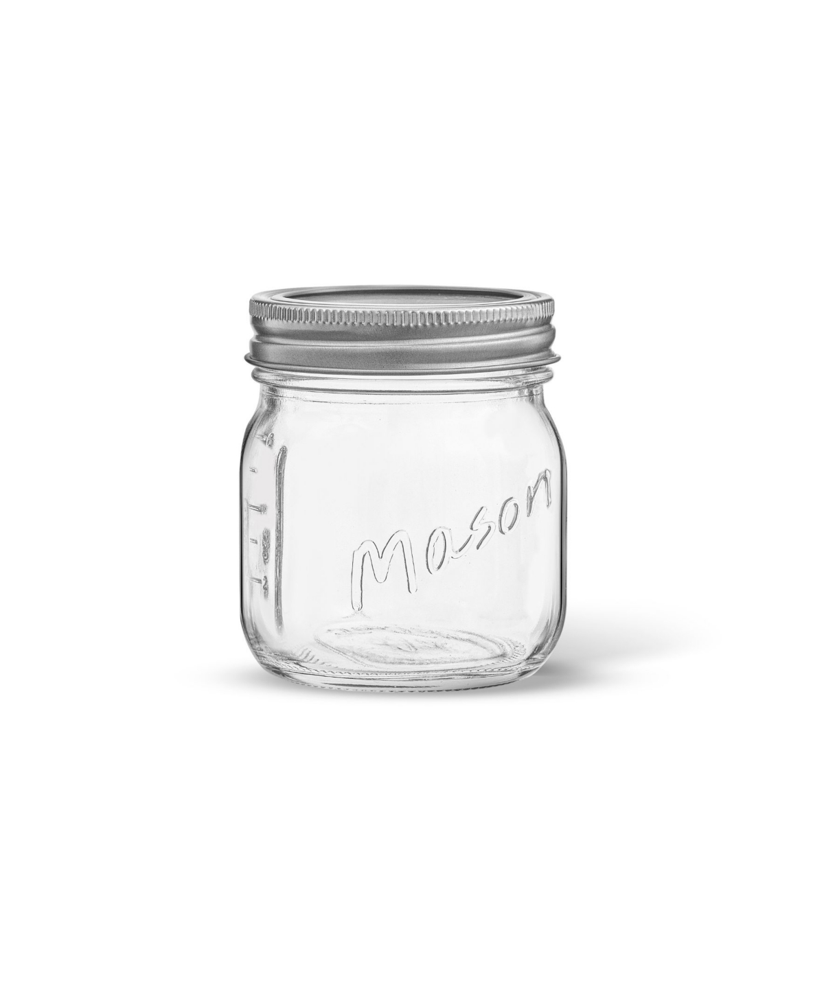 JOYJOLT REGULAR SET OF 6 MASON JARS WITH AIRTIGHT LID 