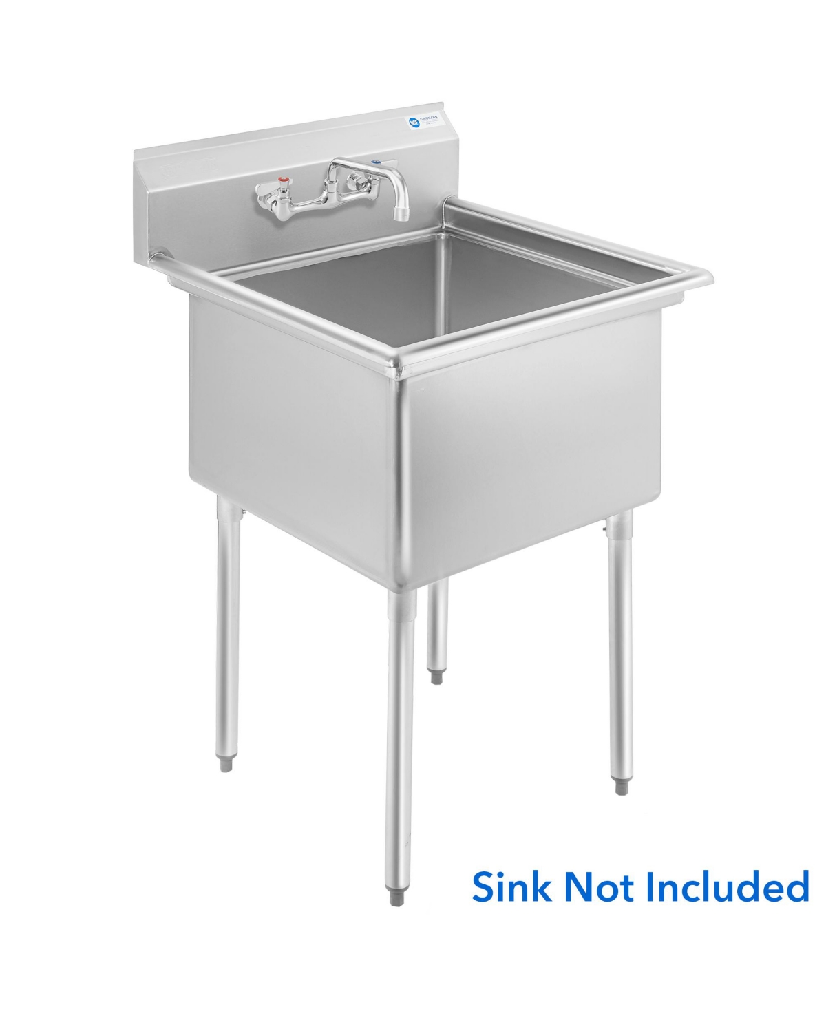 Gridmann Commercial Wall Mount Sink Faucet, 8