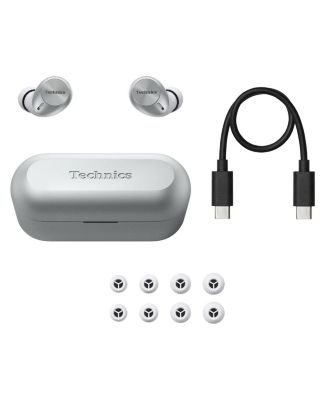 ANC, LDAC, 3-Device Multipoint, HiFi Sound, Great Calls, Bluetooth, USB-C Charging - Technics EAH-AZ40M2-S True Wireless Earbuds II