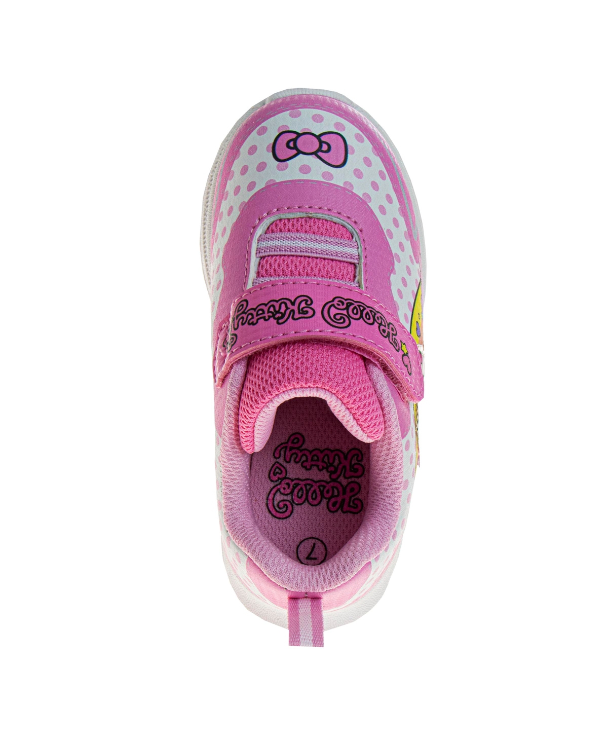Hello Kitty Toddler And Little Girls Light Up Fashion Sneakers In Pink