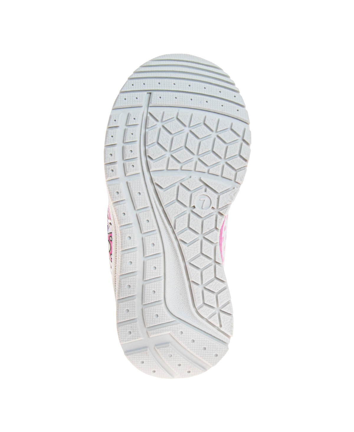 Hello Kitty Toddler And Little Girls Light Up Fashion Sneakers In Pink