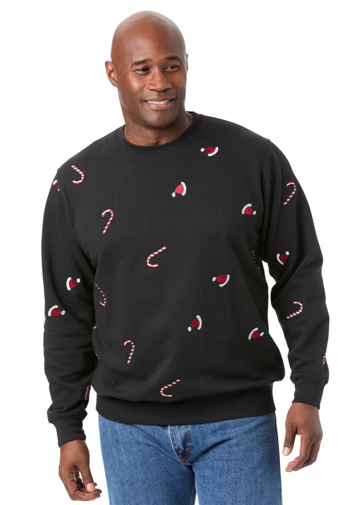 KingSize Big & Tall Graphic Fleece Sweatshirt