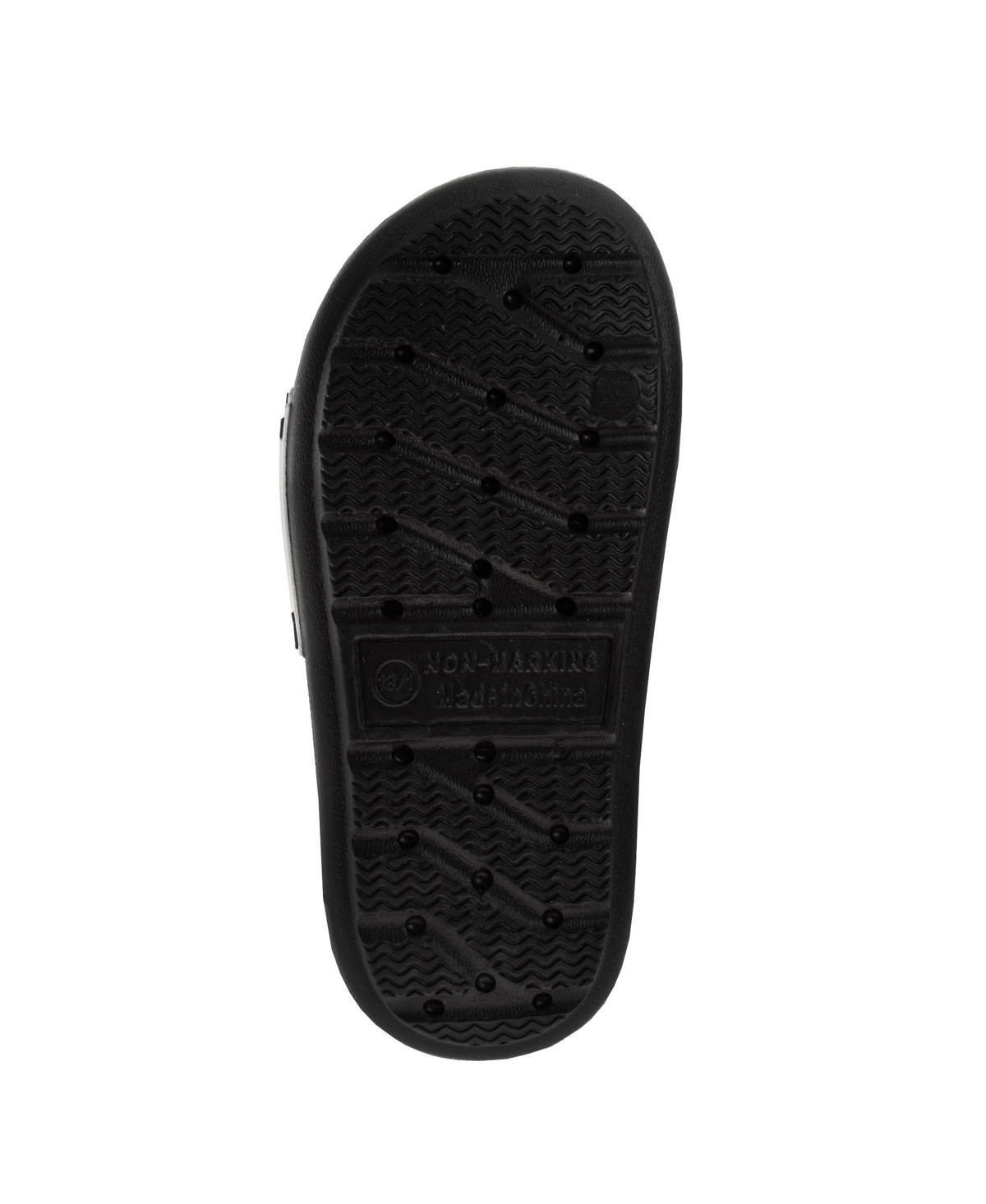 Hello Kitty Little And Big Girls Slip-on Waterproof Slides In Black