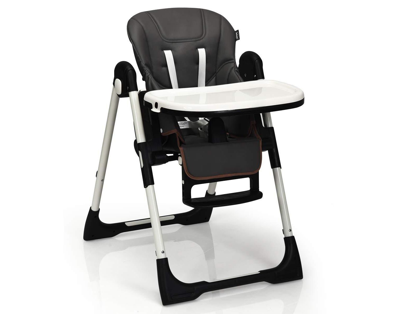 Foldable Baby High Chair with Adjustable Height and Recline