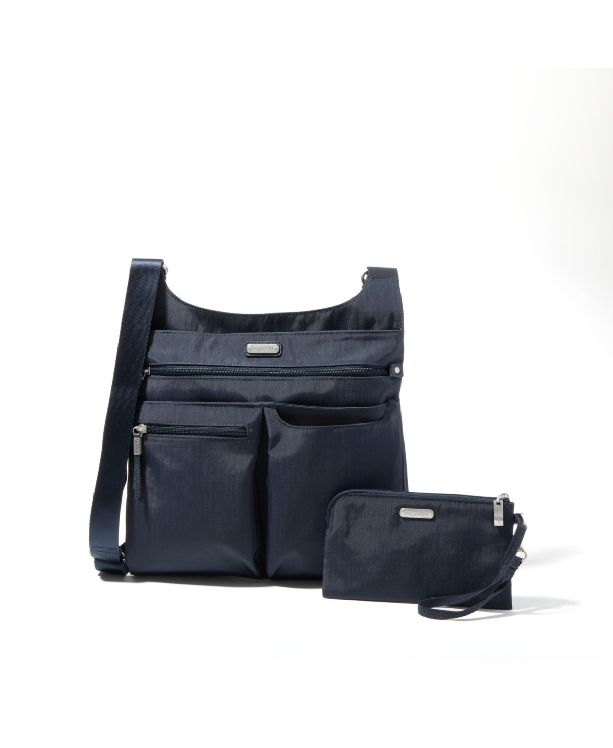 On Track Zip Crossbody Bag - Moonrock