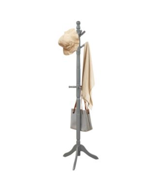 Entryway Height Adjustable Coat Stand with 9 Hooks
