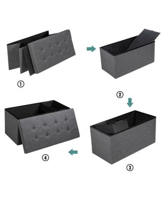 Foldable Storage with Removable Storage Bin