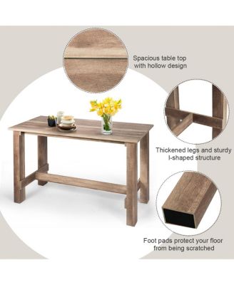 Multifunctional Counter Height Dining Table for Dining Room and Kitchen