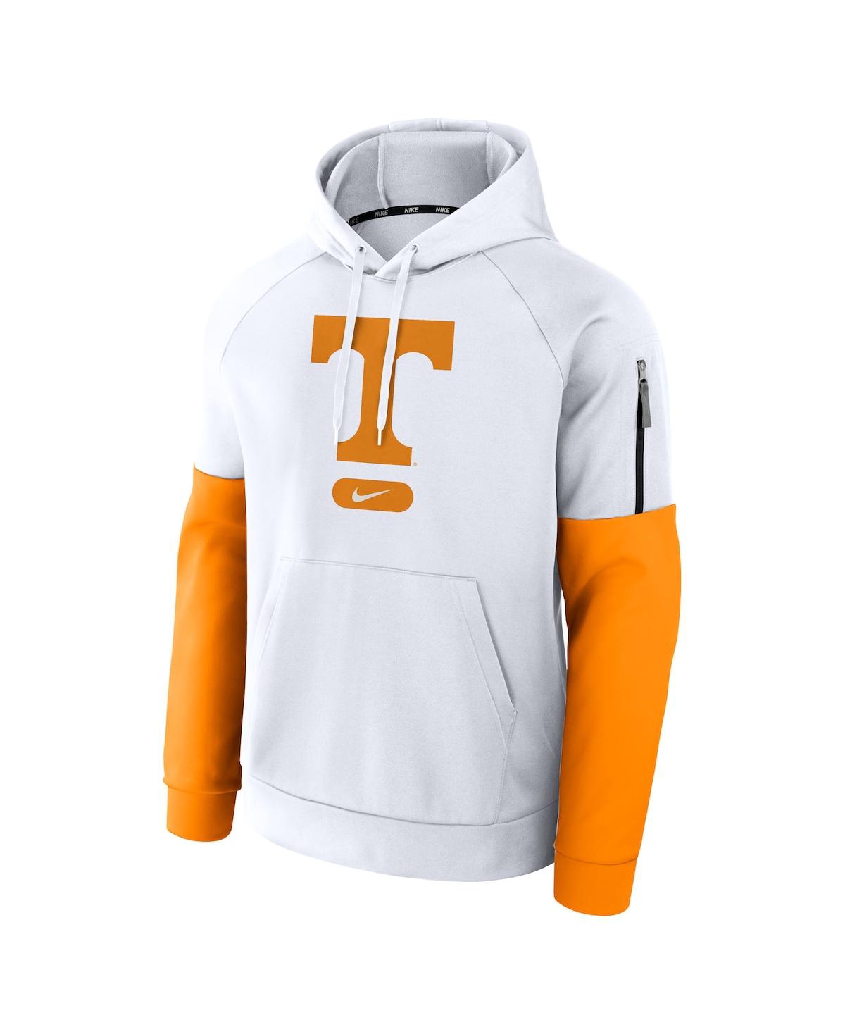 Nike Men's White Tennessee Volunteers Fitness Performance Pullover Hoodie In White