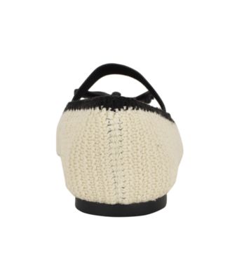 Women's Maysa Crochet Knit Mary Jane Flats