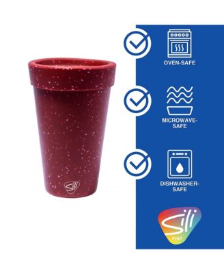 Coffee Tumbler 16oz: 2 pk - Red Speckled