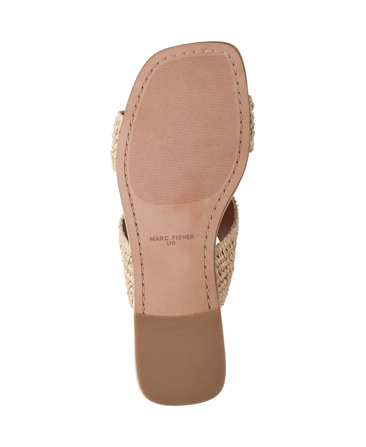 Marc Fisher Ltd Navie Slide Sandal In Medium Natural