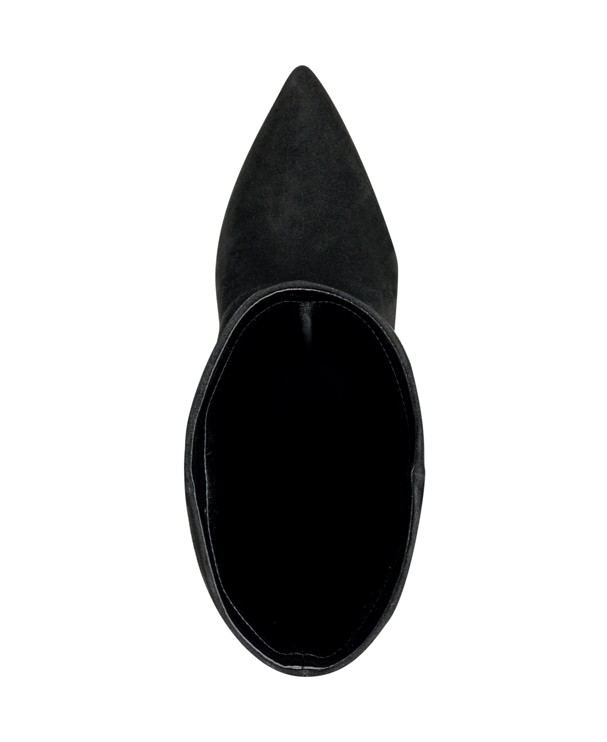 Marc Fisher Ltd Narysa Pointed Toe Knee High Boot In Black Suede