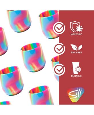 Stemless Wine Glasses 12oz: 4 pk - Hippie Hops