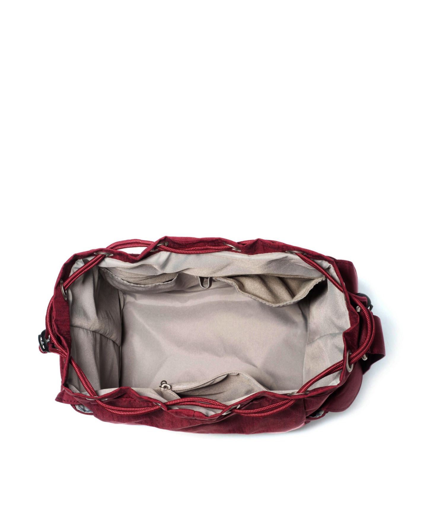 Женская сумка Baggallini Drawstring Crossbody, цвет: Тёмный вишнёвый — фото 4