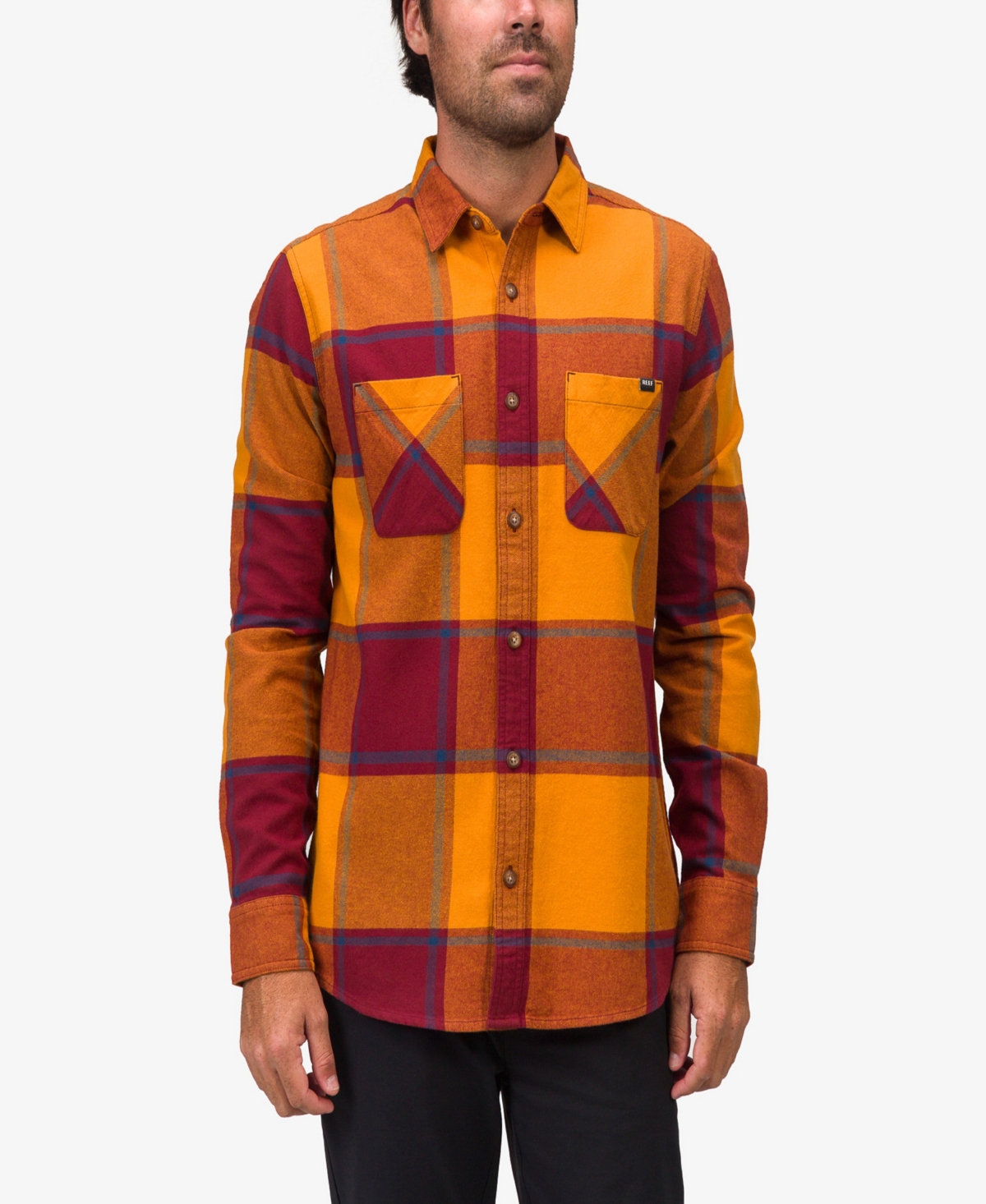 Men's Morris Long Sleeve Woven - Blue Fog