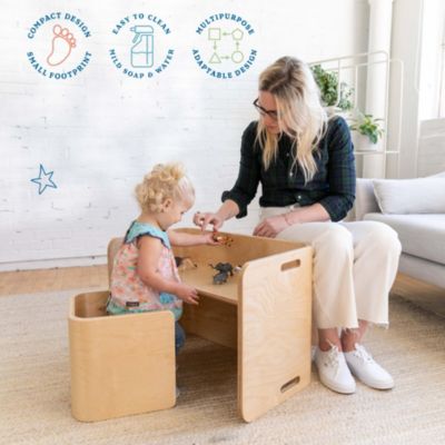 Premium Bentwood Multipurpose Table and Chair Set - Natural