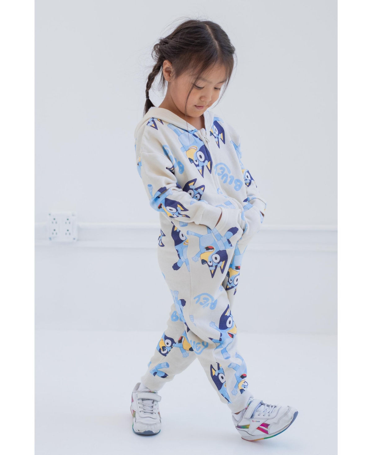 Bluey Fleece Zip Up Coverall
