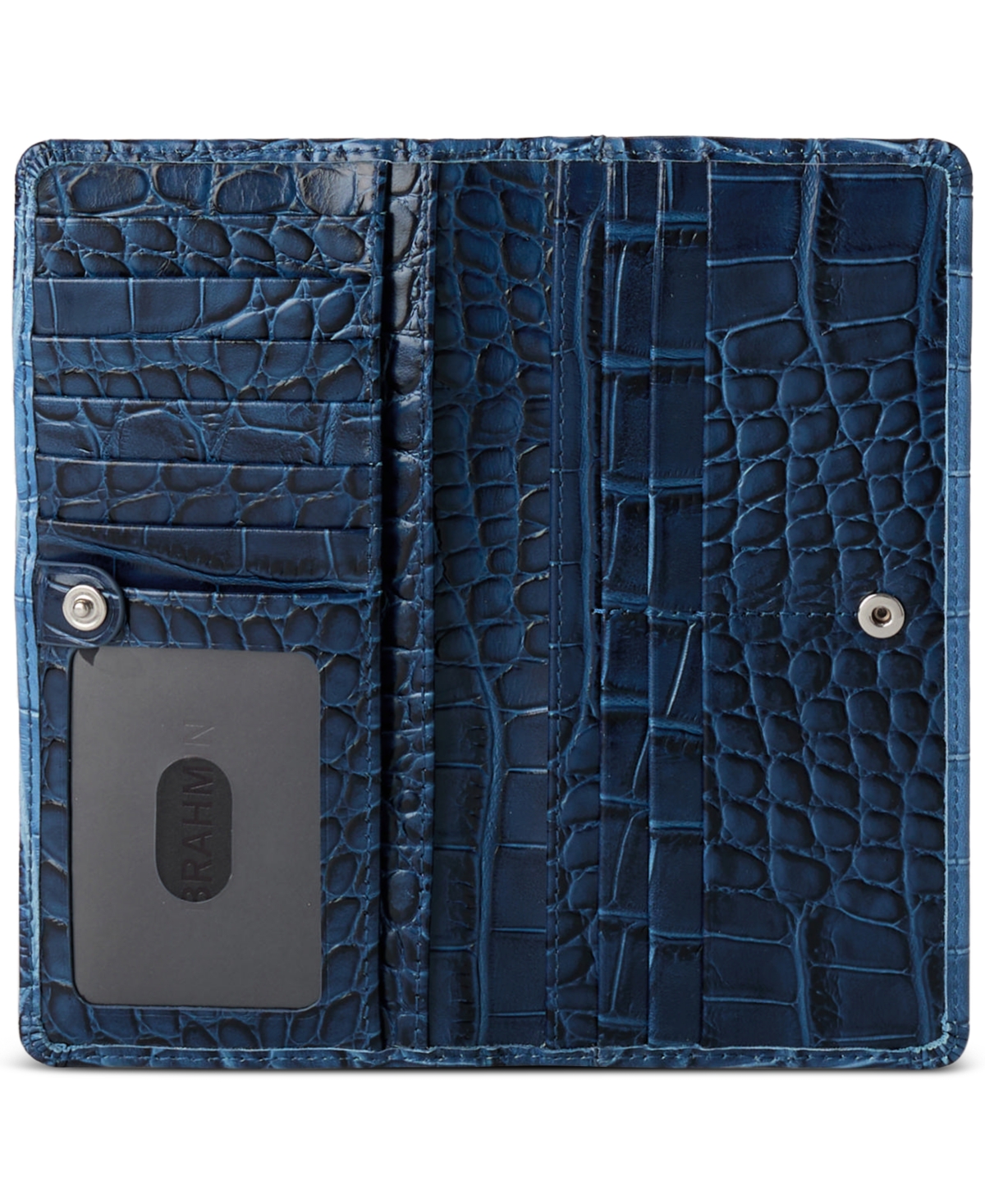 Brahmin Ady Leather Wallet In Heavenly Blue