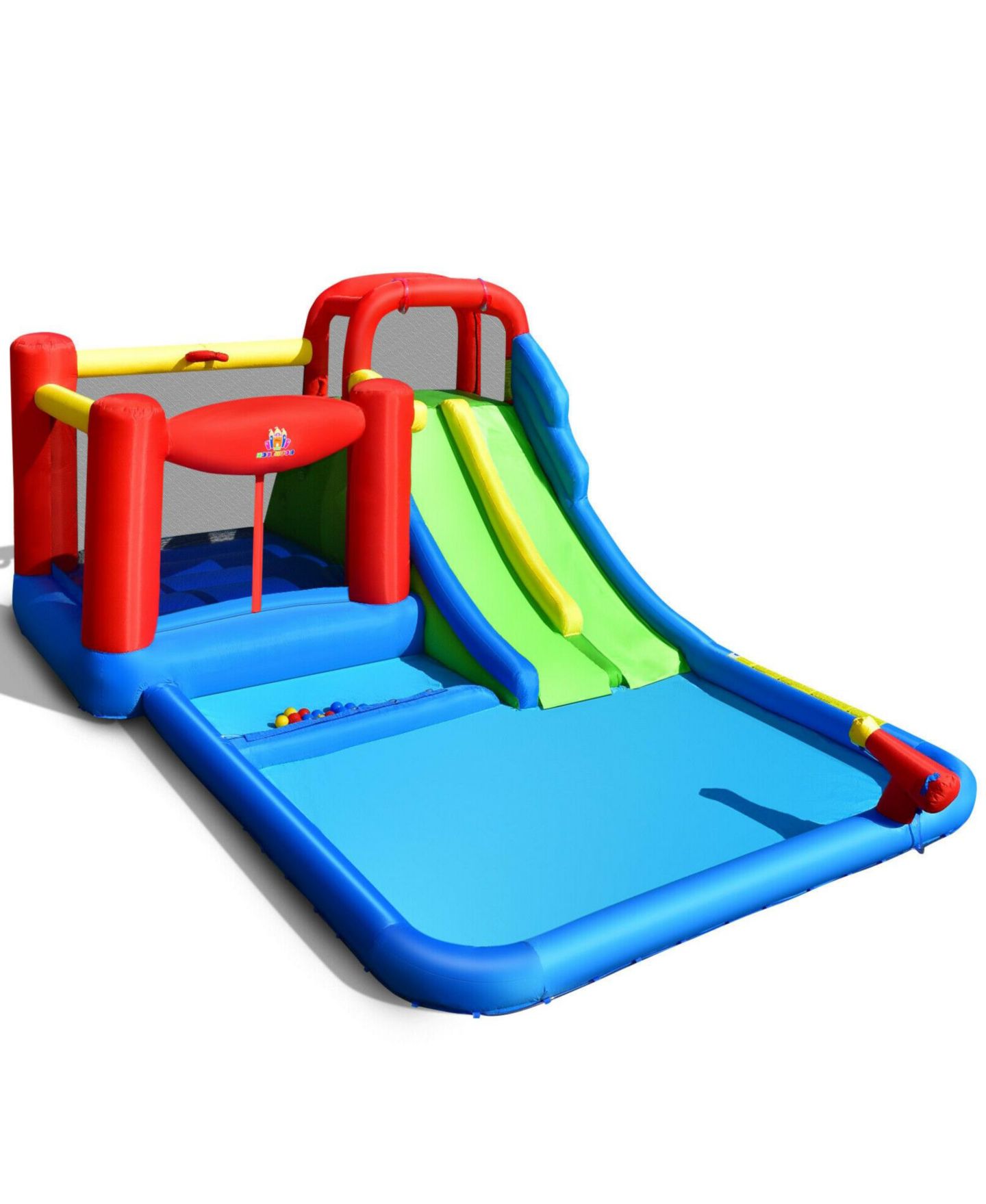 Детская игрушка GOUUN Inflatable Water Slide with Ocean Balls, Multiple Play Areas, Ages 3+ — фото 1
